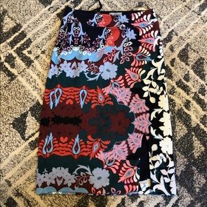 Anthropologie new multicolor pencil skirt.